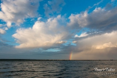 Rainbow across the lake